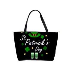 St Patricks Leprechaun Shoulder Handbags by Valentinaart