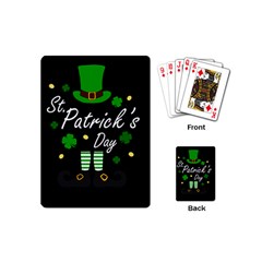 St Patricks Leprechaun Playing Cards (mini) 