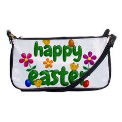 Happy Easter Shoulder Clutch Bags by Valentinaart
