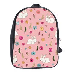 Easter Bunny  School Bag (large) by Valentinaart