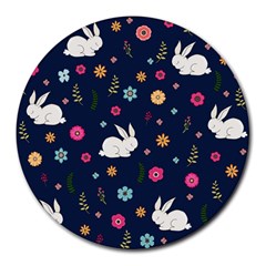 Easter Bunny  Round Mousepads by Valentinaart