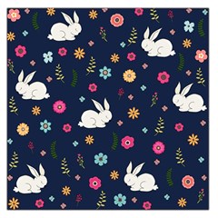 Easter Bunny  Large Satin Scarf (square) by Valentinaart