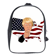 Trump Usa Flag School Bag (xl) by ImagineWorld