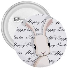 Easter Bunny  3  Buttons by Valentinaart