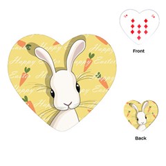 Easter Bunny  Playing Cards (heart)  by Valentinaart