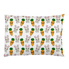 Easter Kawaii Pattern Pillow Case by Valentinaart