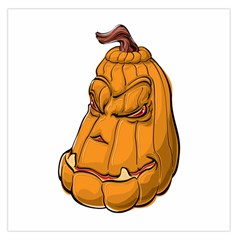 Sleeping Pumpkin Large Satin Scarf (square) by ImagineWorld