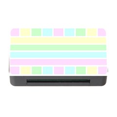 Geometric Pastel Design Baby Pale Memory Card Reader With Cf