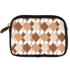 Fabric Texture Geometric Digital Camera Cases by Nexatart