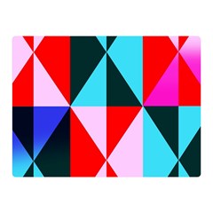 Geometric Pattern Design Angles Double Sided Flano Blanket (mini) 