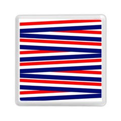 Red White Blue Patriotic Ribbons Memory Card Reader (square)  by Nexatart