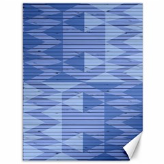 Texture Wood Slats Geometric Aztec Canvas 36  X 48  