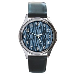 Texture Surface Background Metallic Round Metal Watch by Nexatart