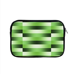 Pinstripes Green Shapes Shades Apple Macbook Pro 15  Zipper Case