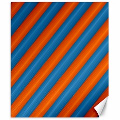 Diagonal Stripes Striped Lines Canvas 20  X 24   by Nexatart
