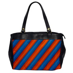 Diagonal Stripes Striped Lines Office Handbags by Nexatart