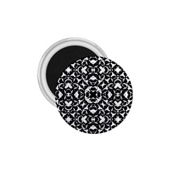 Black And White Geometric Pattern 1 75  Magnets by dflcprints