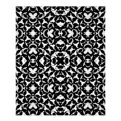 Black And White Geometric Pattern Shower Curtain 60  X 72  (medium)  by dflcprints