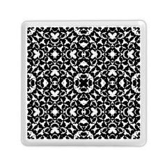 Black And White Geometric Pattern Memory Card Reader (square)  by dflcprints