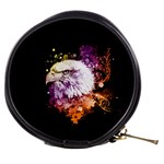 Awesome Eagle With Flowers Mini Makeup Bags