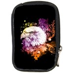 Awesome Eagle With Flowers Compact Camera Cases