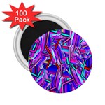 Stars Beveled 3d Abstract Stripes 2.25  Magnets (100 pack)  Front