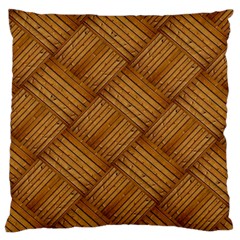 Wood Texture Background Oak Large Cushion Case (two Sides) by Nexatart