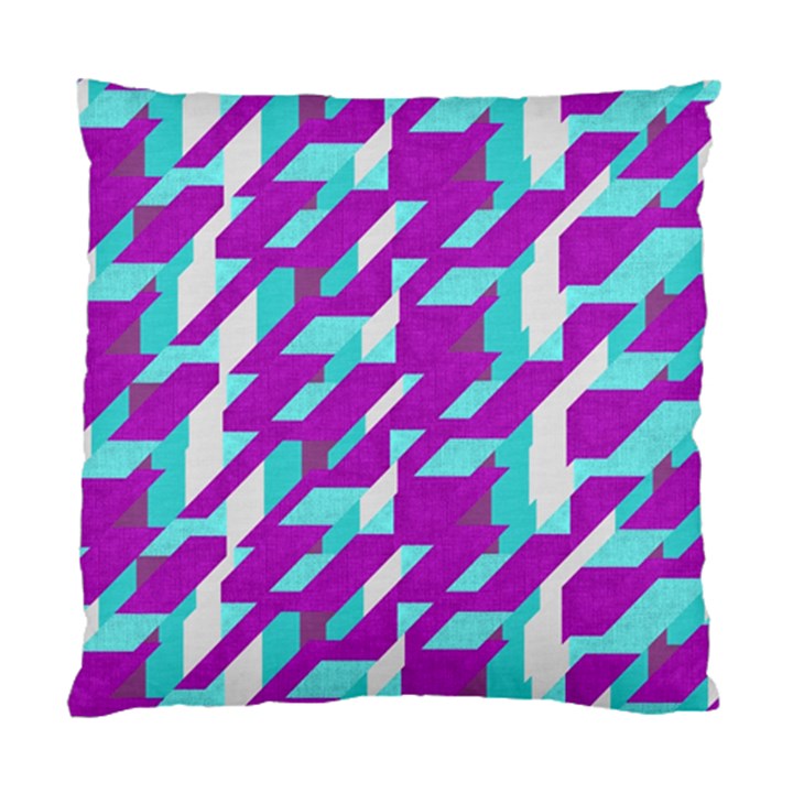 Fabric Textile Texture Purple Aqua Standard Cushion Case (One Side)
