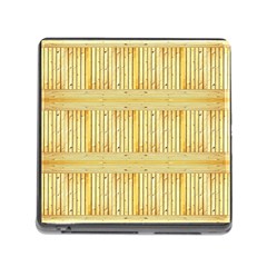 Wood Texture Grain Light Oak Memory Card Reader (square) by Nexatart