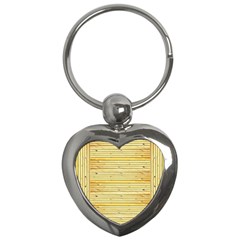 Wood Texture Background Light Key Chains (Heart) 