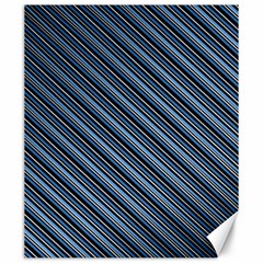 Diagonal Stripes Pinstripes Canvas 20  X 24  