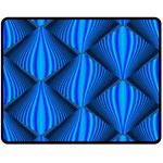 Abstract Waves Motion Psychedelic Double Sided Fleece Blanket (Medium)  58.8 x47.4  Blanket Front