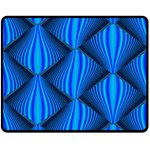 Abstract Waves Motion Psychedelic Double Sided Fleece Blanket (Medium)  58.8 x47.4  Blanket Back