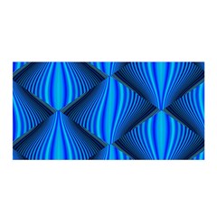 Abstract Waves Motion Psychedelic Satin Wrap by Nexatart