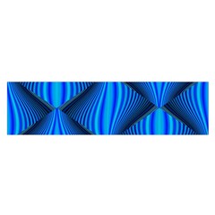Abstract Waves Motion Psychedelic Satin Scarf (oblong) by Nexatart