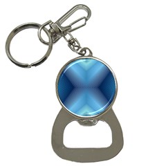 Converging Lines Blue Shades Glow Button Necklaces by Nexatart
