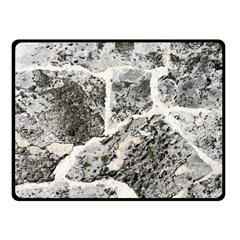 Coquina Shell Limestone Rocks Double Sided Fleece Blanket (small) 