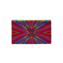 Burst Radiate Glow Vivid Colorful Cosmetic Bag (xs)