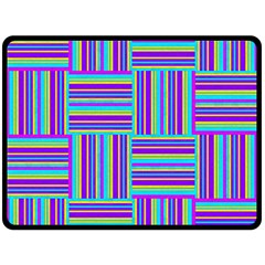 Geometric Textile Texture Surface Double Sided Fleece Blanket (large)  by Nexatart