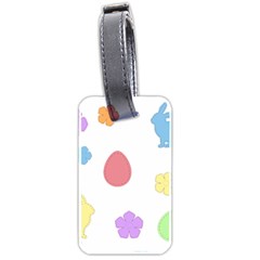 Easter Patches  Luggage Tags (two Sides) by Valentinaart