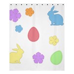 Easter Patches  Shower Curtain 60  x 72  (Medium)  60 x72  Curtain