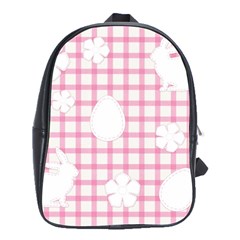 Easter Patches  School Bag (large) by Valentinaart