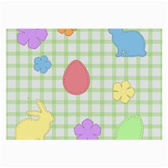 Easter Patches  Large Glasses Cloth (2-side) by Valentinaart