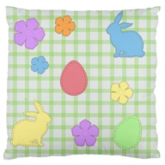 Easter Patches  Standard Flano Cushion Case (one Side) by Valentinaart