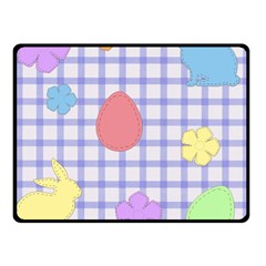 Easter Patches  Fleece Blanket (small) by Valentinaart