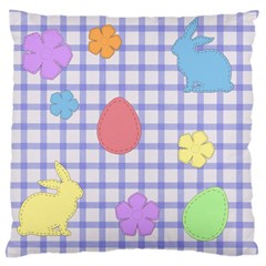 Easter Patches  Standard Flano Cushion Case (one Side) by Valentinaart