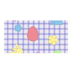 Easter Patches  Satin Wrap by Valentinaart