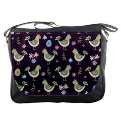 Easter Pattern Messenger Bags by Valentinaart