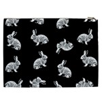 Rabbit pattern Cosmetic Bag (XXL)  Back