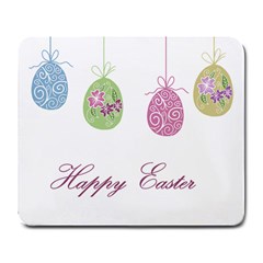 Easter Eggs Large Mousepads by Valentinaart